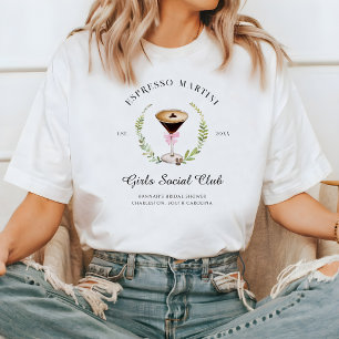 Liefde is in de lucht Espresso Martini Bachelore T-shirt