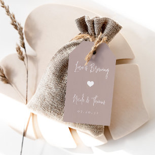 Liefde is in de lucht Favorabelabels voor koffie Cadeaulabel