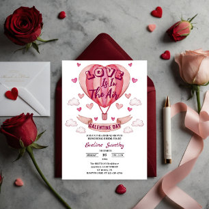 Liefde Is In De Lucht Galentine's Hart Bruidsuitno Kaart