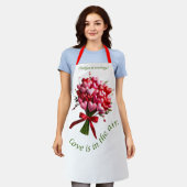 LIEFDE IS IN DE LUCHT Gepersonaliseerd Schort (Gedragen)