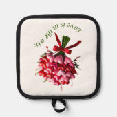 LIEFDE IS IN DE LUCHT Hart Boquet Pannenlap (Voorkant)