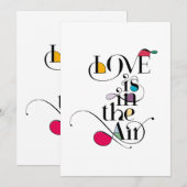 Liefde is in de Lucht Kaart (Voorkant / Achterkant)