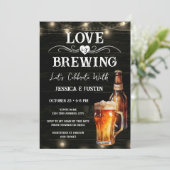 Liefde is in de Lucht Koppel Bruisfeest  Kaart (Staand voorkant)