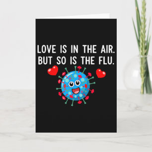 Liefde Is In De Lucht Maar Ook De Griep Funny Vale Kaart