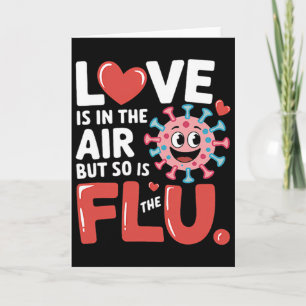 Liefde Is In De Lucht Maar Ook De Griep Funny Vale Kaart