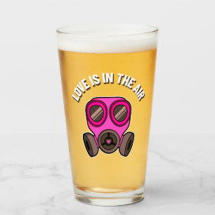 Liefde Is In De Lucht Pintglas Glas