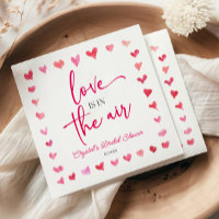 Liefde Is In De Lucht Rood Roze Harten Bruiloft