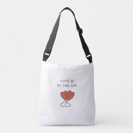 "Liefde is in de lucht" Schattigee Knuffelende Har Crossbody Tas