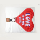 Liefde is in de Lucht Tapijt Wandkleed (Voorkant (horizontaal))