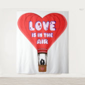 Liefde is in de Lucht Tapijt Wandkleed (Voorkant)