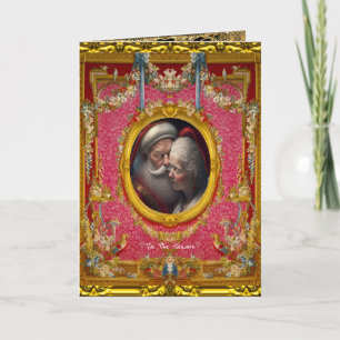 Liefde is in de lucht 'Tis het seizoen Kerstmis   Kaart