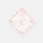 Liefde Is In De Lucht Valentijnsdag Bruidsuitnodig Servet (Hoek)