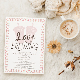 Liefde is in de maak To Go koffiekopjes Bruidsdouc Kaart