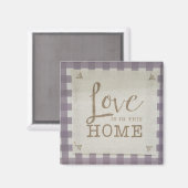 Liefde is in dit huis magneet (Voorkant / Achterkant)