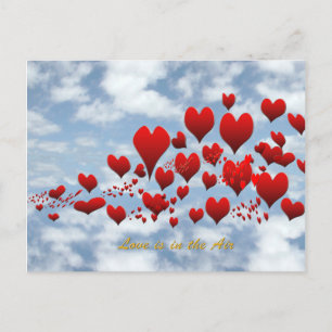 liefde is in het briefkaart