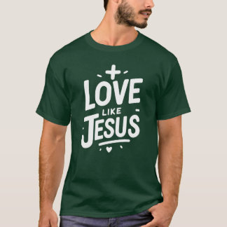 Liefde is Jezus vintage T-shirt