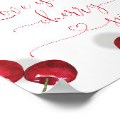 Liefde is kersenzoet poster (Hoek)