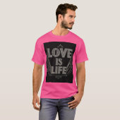 Liefde is leven t-shirt (Voorkant volledig)