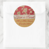 Liefde is lief - Wedding Favor Stickers (Tas)