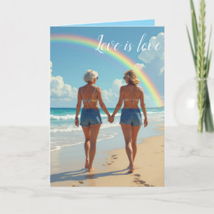 Liefde is liefde bedankkaart