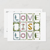 Liefde is Liefde Bewaar de datum of Aankondiging Briefkaart (Voorkant / Achterkant)