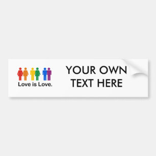 Liefde is liefde. bumpersticker