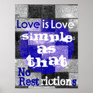 Liefde is liefde. Eenvoudig als dat...Poster Poster