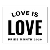 Liefde is liefde Gay Pride Custom Rubberstempel (Afrduk)