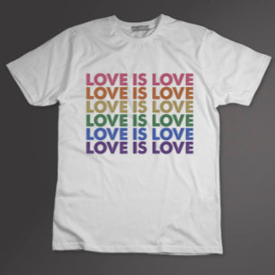Liefde Is Liefde Gay Pride LGBT Ally Regenboog LGB T-shirt