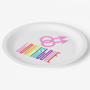 Liefde is Liefde Homoseksuele Relatie Bord Regenbo