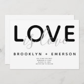 Liefde is Liefde Huwelijk Save The Date (Voorkant / Achterkant)