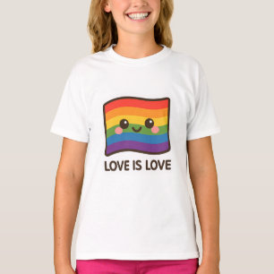 Liefde is liefde - Kawaii Rainbow Design T-shirt