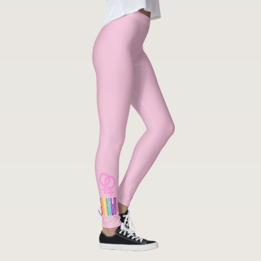 Liefde is Liefde Lesbisch Relatie Venus Pride Leggings (Rechts)