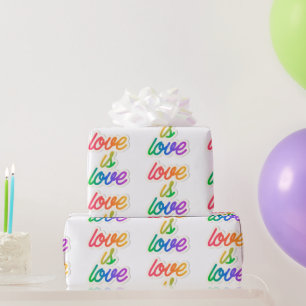 Liefde is liefde LGBT Cadeaupapier