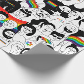 liefde is liefde, LGBTQ+ Cadeaupapier (Hoek)