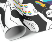 liefde is liefde, LGBTQ+ Cadeaupapier (Rol Hoek)