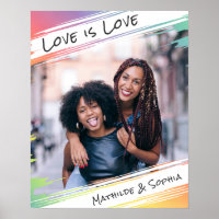 Liefde is Liefde Moderne Regenboog Voeg je Foto &