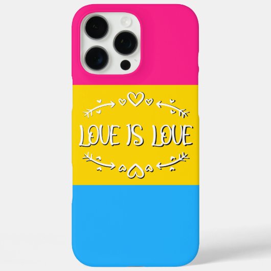 Liefde is liefde Pansexual Pride Flag Case-Mate iPhone Case (Achterkant)