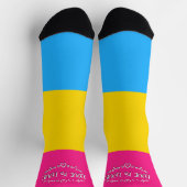 Liefde is liefde Pansexual Pride Flag Crew Sokken (Top)
