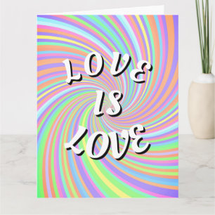 Liefde Is Liefde Pride Lege Notitiekaart