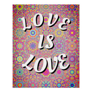 Liefde is Liefde Pride Poster Perfect Poster