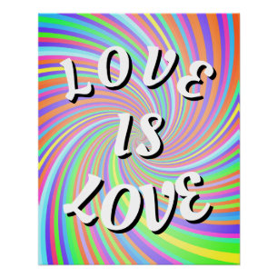 Liefde is Liefde Pride Poster Perfect Poster