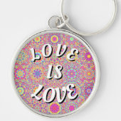 Liefde Is Liefde Pride Sleutelhanger (Voorkant)