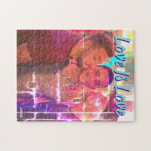 'Liefde is liefde' Puzzel @3dudes1life Legpuzzel (Horizontaal)