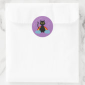 LIEFDE IS LIEFDE – Rainbow Black Cat Sticker (Tas)