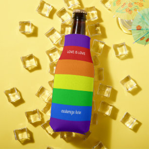 Liefde is liefde Rainbow Gay Pride Parade Flesjeskoeler