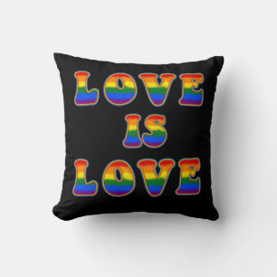 Liefde is liefde Rainbow Letters Gay Community Kussen