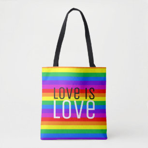 Liefde is liefde, regenboog draagtas