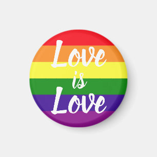 Liefde is Liefde Regenboog Gay Pride Magneet