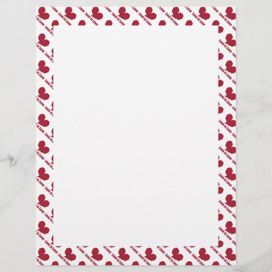 Liefde is liefde rood hart (Voorkant)